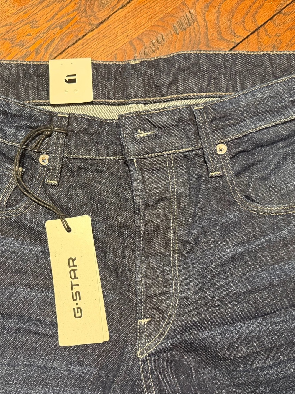 G-STAR Men's Straight Jeans in Indigo Blue